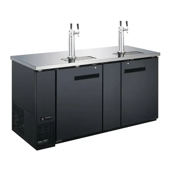 Coldline CDD-60 60-inch Refrigerated Direct Draw Beer Dispenser, 15.8 Cu.Ft.