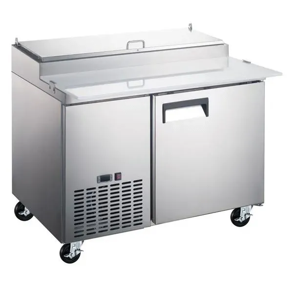 Coldline CPT-50 50-inch Refrigerated Pizza Prep Table, 6 Pans