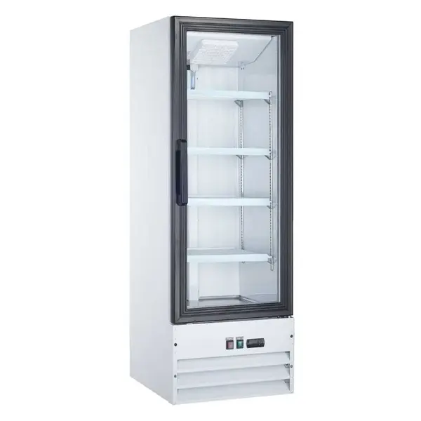 Coldline G10-W, 21-Inch Glass Door White Merchandiser Refrigerator with LED