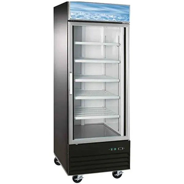 Coldline G28-B 28-inch Black Swing Door Merchandising Refrigerator