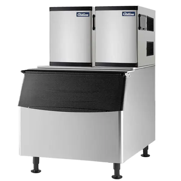 Coldline ICE800M-HA, 48-Inch 800 lb. Modular Half Cube Ice Machine with 1000 lb. Bin, Air Cooled
