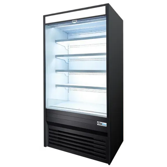 Coldline KDS48, 48-Inch Black Refrigerated Air Curtain Merchandiser