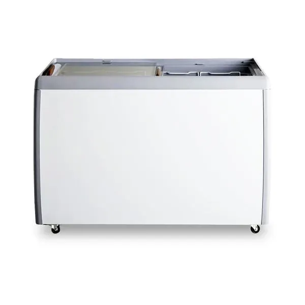 Coldline RI260 40-inch Flat Sliding Glass Top Lid Chest Freezer, 9.5 Cu. Ft.