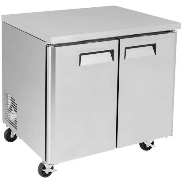 Coldline UC-36F 36-inch Undercounter Work Top Freezer, 8.2 Cu. Ft.