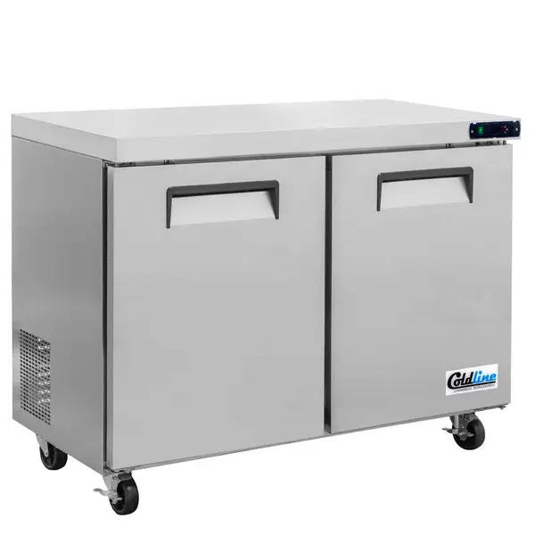 Coldline UCN-48F, 48-Inch Narrow Depth Undercounter Worktop Freezer