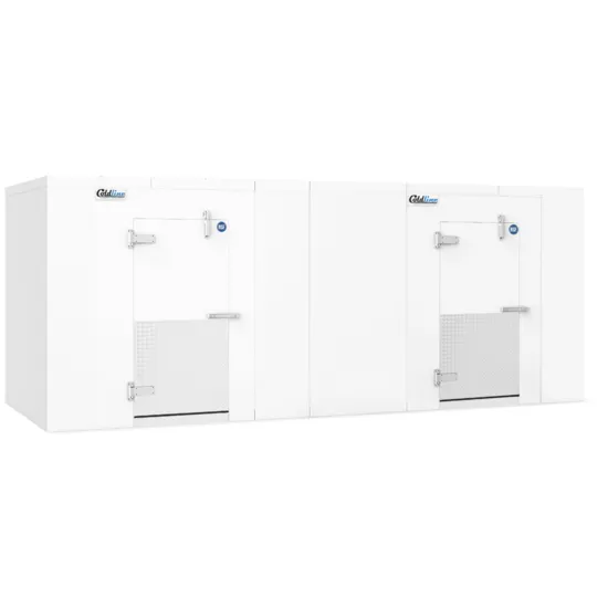 Coldline WCFP8x20-FL, 8x20-Inch Walk-in Cooler and Freezer Combo Box, with Floor