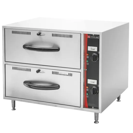 Cookline C-DW-2, Double Freestanding Stainless Steel Drawer Warmer, 120V