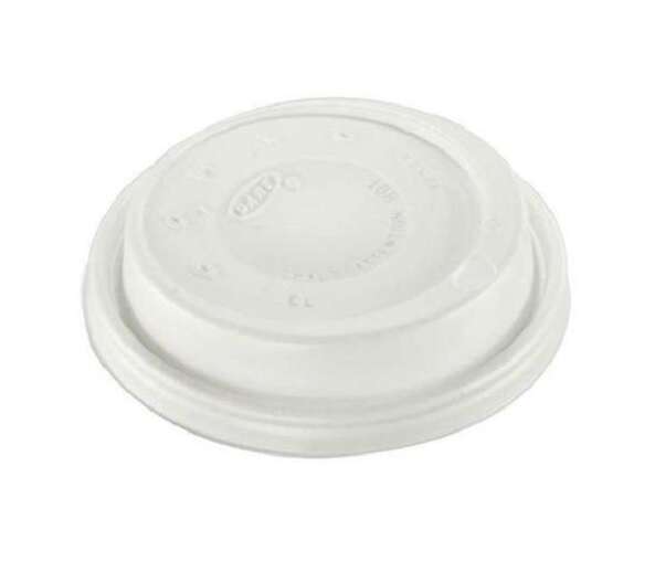 Dart 10EL, White Sip Through Plastic Cup Lid, 1000/Cs