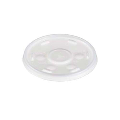 Dart 10SL Straw-Slotted Translucent HIPS Lid, 1000/CS