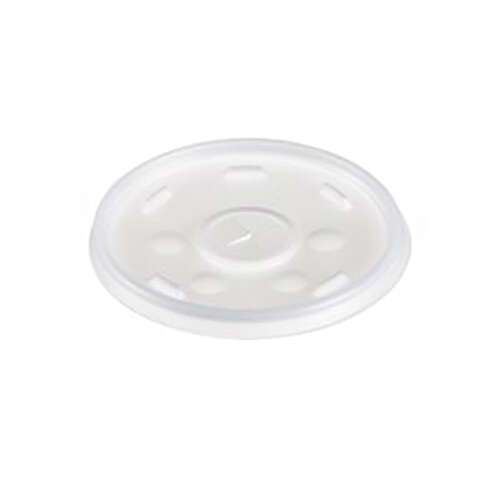 Dart 12SL Straw-Slotted Translucent HIPS Lid, 1000/CS