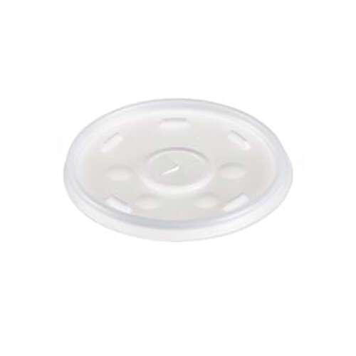 Dart 12SL Straw-Slotted Translucent HIPS Lid, 1000/CS