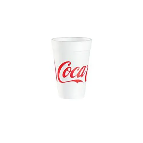 Dart 16J16C 16 Oz Coca-Cola Stock Printed Foam Cup, 500/CS