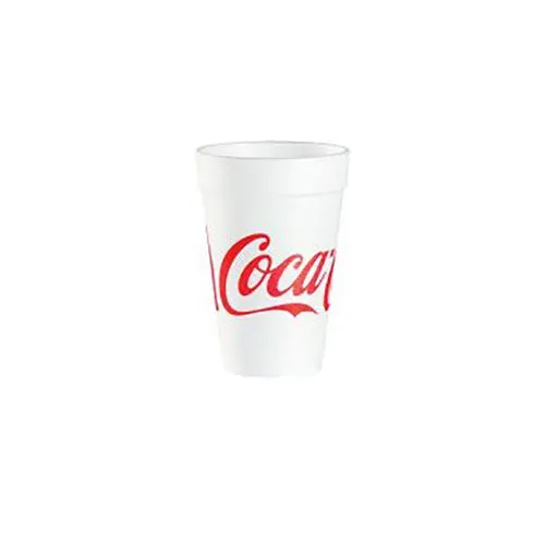 Dart 16J16C 16 Oz Coca-Cola Stock Printed Foam Cup, 500/CS