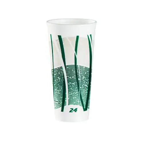 Dart 24LX16E 24 Oz LX Impulse Green Insulated Foam Cup, 500/CS