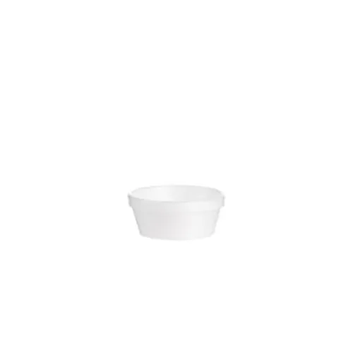 Dart 2J6 2 Oz Insulated White Foam Food Container, 1000/CS