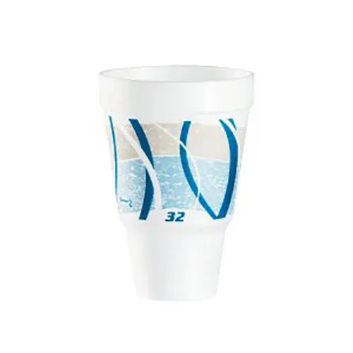 Dart 32AJ32E 32 Oz Impulse Pedestal Blue Insulated Foam Cup, 500/CS