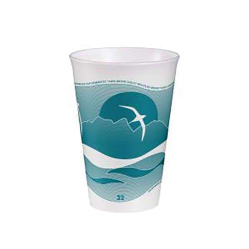 Dart 32LX32H 24 Oz LX Horizon Teal Insulated Foam Cup, 500/CS