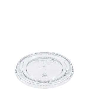 Dart 626TS Clear Straw Slotted Plastic Cup Lid, 1000/CS
