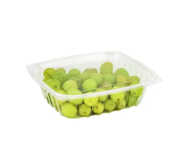 Dart C24DCPR, 24-Ounce ClearPac Clear Rectangular Plastic Container with a Flat Lid, 252/CS