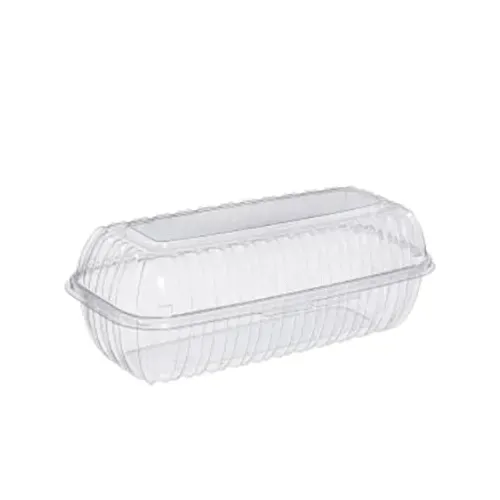 Dart C99HT1 10x5x3.5-Inch ClearSeal Clear OPS Hoagie Container with a Dome Hinged Lid, 200/CS