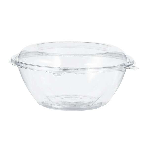 Dart CTR24BD, 24 Oz PET Tamper-Evident/Resistant Bowl w/ Dome Lid, 150/CS