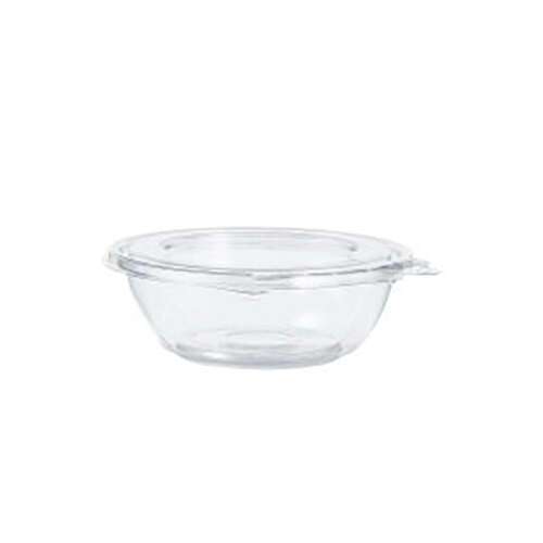 Dart CTR8BF 8 Oz SafeSeal Clear Tamper-Resistant PET Bowl With A Flat Lid, 240/CS