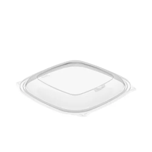 Dart PP2464BDL PresentaBowls Pro Square Clear Vented Lid for 24-64 Oz Bowls, 252/CS