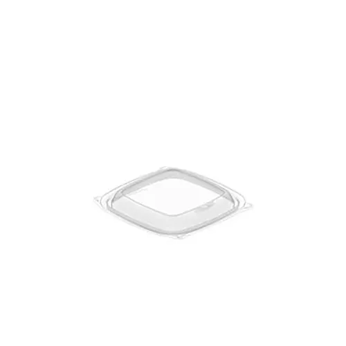 Dart PP816BDL PresentaBowls Pro Square Clear Vented Lid for 8-16 Oz Bowls, 504/CS