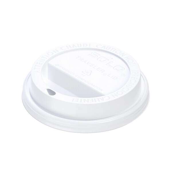 Dart TL31R2, Plastic White Dome Lids for 10 Oz Hot Cups, 1000/CS