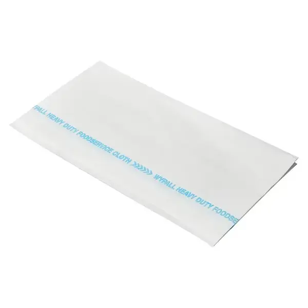 Default WypAll 05925, 12x23-Inch CriticalClean White Heavy-Duty Foodservice Wiper, 300/CS