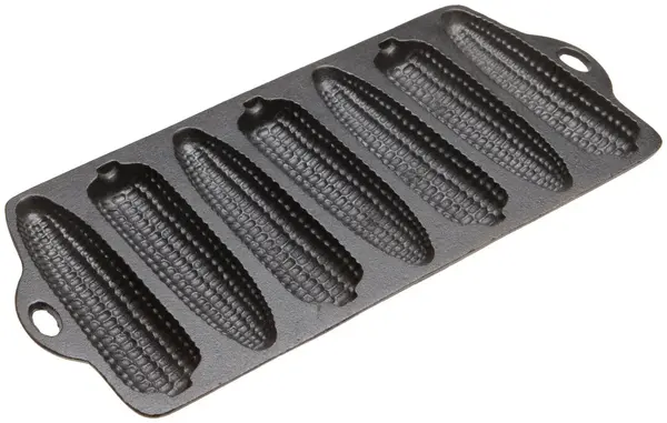 Default OLD MOUNTAIN 10120-OM, 12x5.5-Inch Cast Iron Pre-Seasoned Cornbread Pan