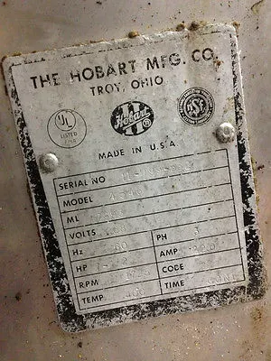 Hobart 4346 Mixer / Grinder Meat Grinder