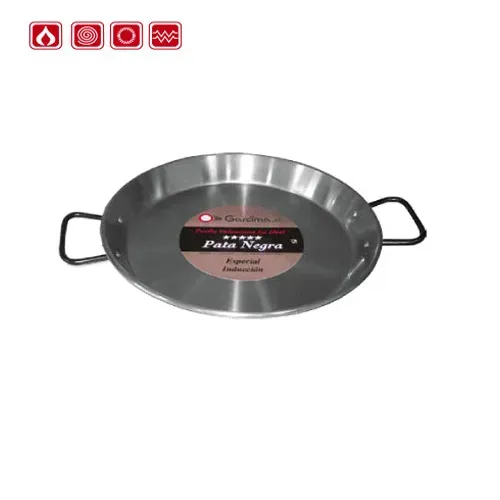 Default Garcima G85138 15 inches/38 cm Paella PATA NEGRA Polished Induction Pan