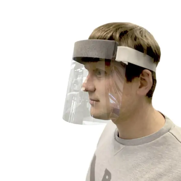 Default HFS-1007 7.5-Inch Small Polycarbonate Face Shield, EA