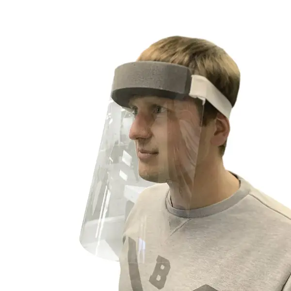 Default HFS-1011 11-Inch Large Polycarbonate Face Shield, EA