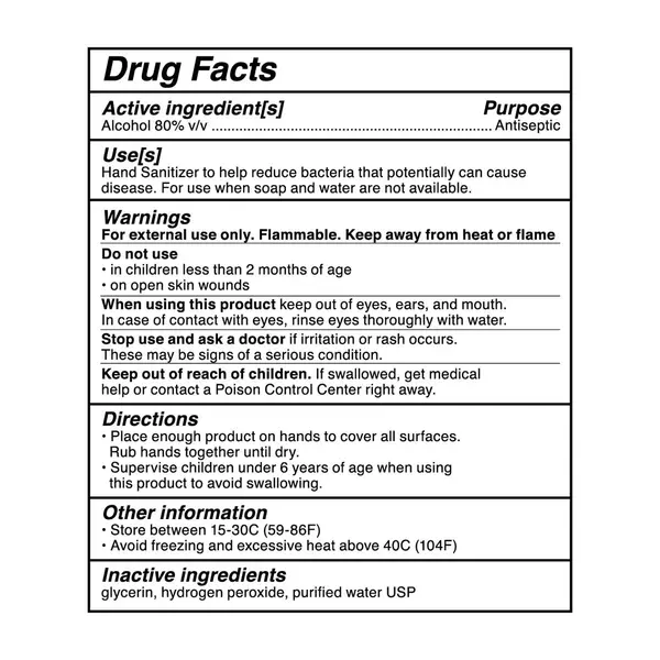 Default Faber LHSAN-X 20 Oz Liquid Hand Sanitizer, 80% Alcohol, EA