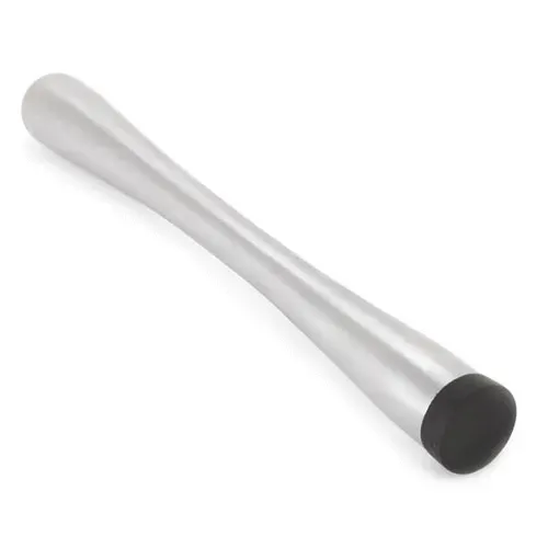 Default Co-rect M620, 8-Inch Stainless Steel Muddler with Black End Cap