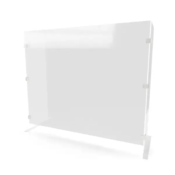 McDonald Paper PROGUARD8 32x9x28-Inch Plexiglass Cashier Protection Sneeze Guard, EA