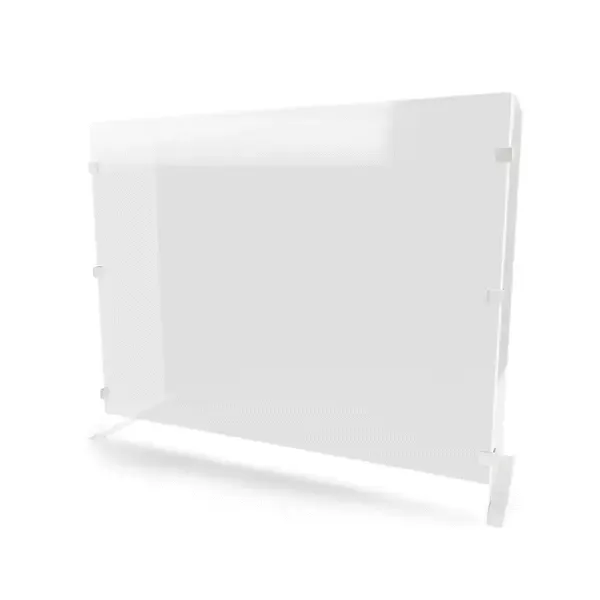 McDonald Paper PROGUARD9 34x9x28-Inch Plexiglass Cashier Protection Sneeze Guard, EA