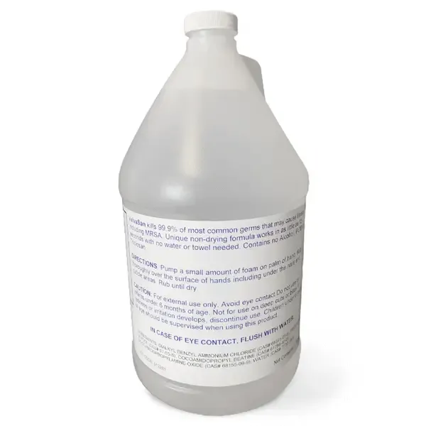 Velvasan VSAN-X 1-Gallon Chloride Based Foaming Hand Sanitizer, EA