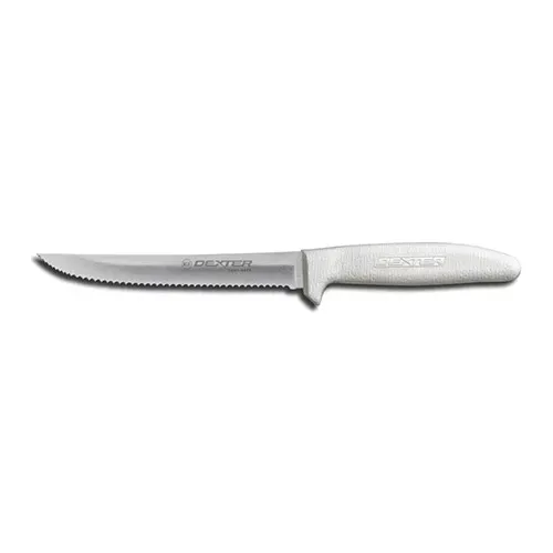 Dexter Russell S156SC-PCP, 6-inch Slip-Resistant White Handle Utility Knife