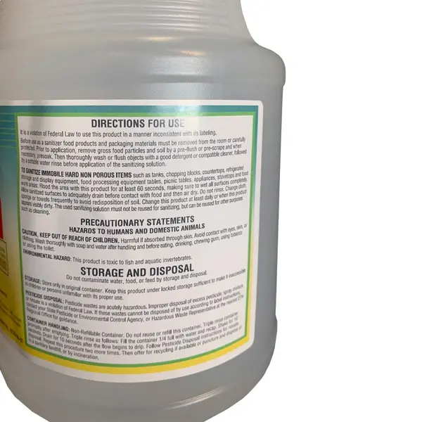 Diamond 1-Gallon RTU Sanitizer For Institutional And Industrial Use, EA, RTUSAN128-X