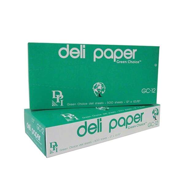 Durable Inc GC12BIO-X, 12x10.75-Inch Bio Kraft Dry Wax Deli Paper, 500-Piece Pack