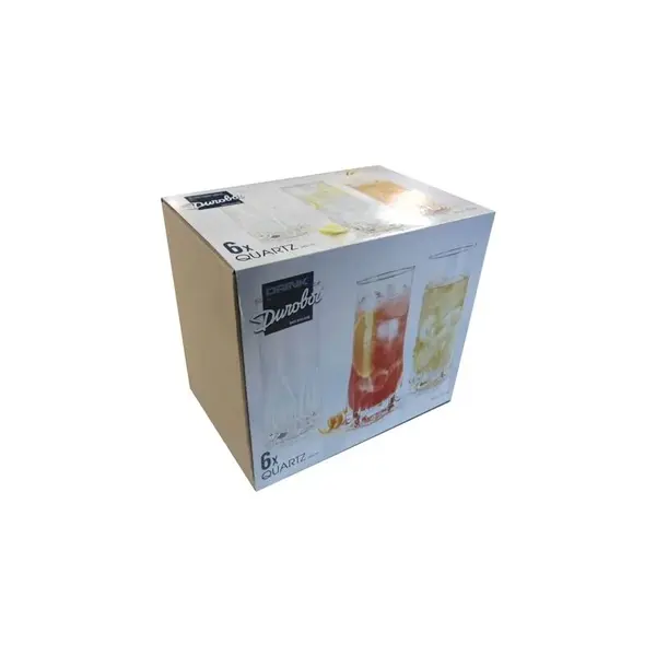 Durobor 342/30, 10 Oz Quartz Highball Glass, 6/ST