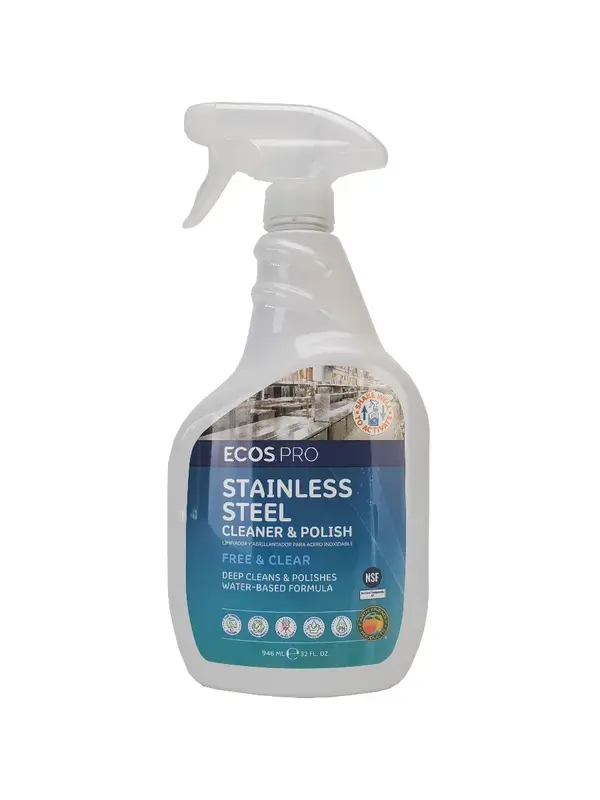 Earth Friendly Products EcosPro PL9330-X, 32 Oz. Stainless Steel Cleaner, EA