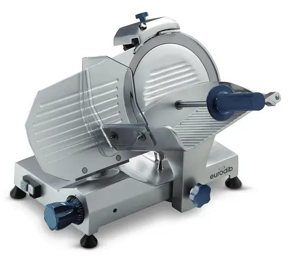 Eurodib MIRRA250P, 10-inch Blade Anodized Aluminum Electric Slicer, ETL