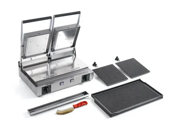 Eurodib PD-RR-PS, 19.6x10-inch Stainless Steel Panini Grill