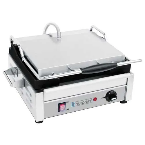 Eurodib SFE02340, 16-Inch Countertop Single Electric Panini Grill, UL, cUL, NSF