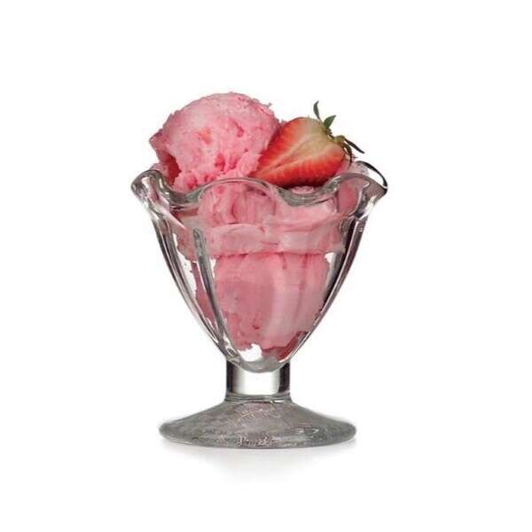 Europeware 510163, 4.5 Oz Glass Ice Cream Cup, 48/CS