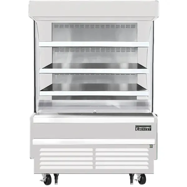 Everest Refrigeration EOMV-48-W-28-S, 48.00-Inch Air Curtain Open Display Merchandiser
